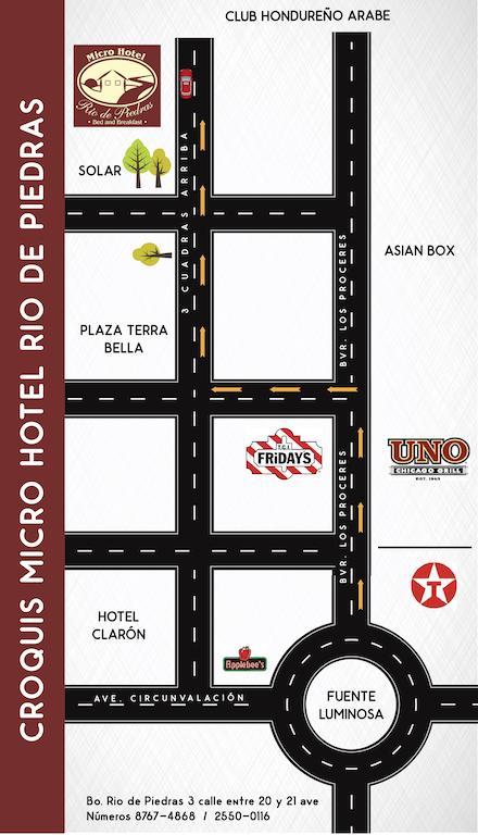 סן פדרו סולה Micro Hotel Rio De Piedras מראה חיצוני תמונה